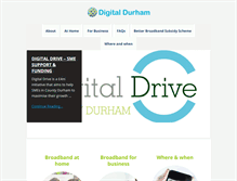 Tablet Screenshot of digitaldurham.org